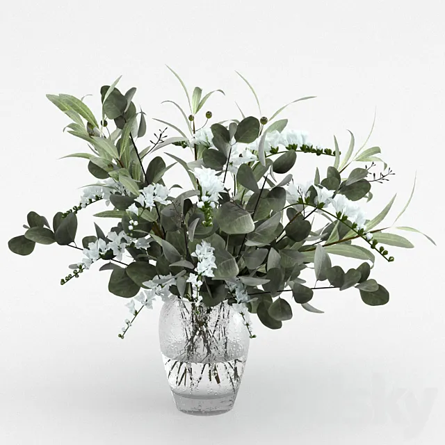 Bouquet in a vase 3DSMax File