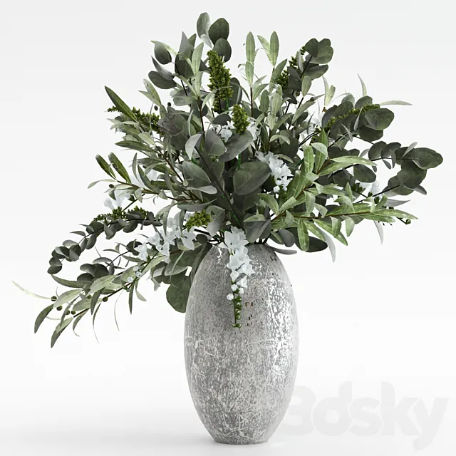 Bouquet in a vase. 3DSMax File