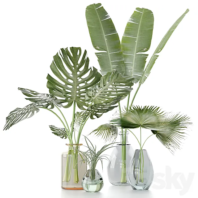 Bouquet in a vase 54 3DSMax File