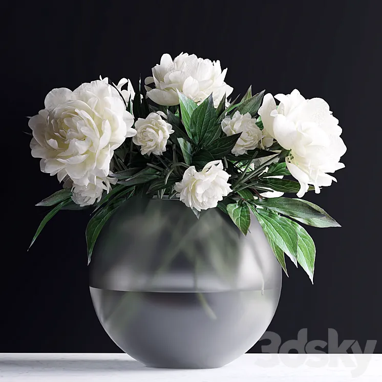 Bouquet in a vase 78 3DS Max