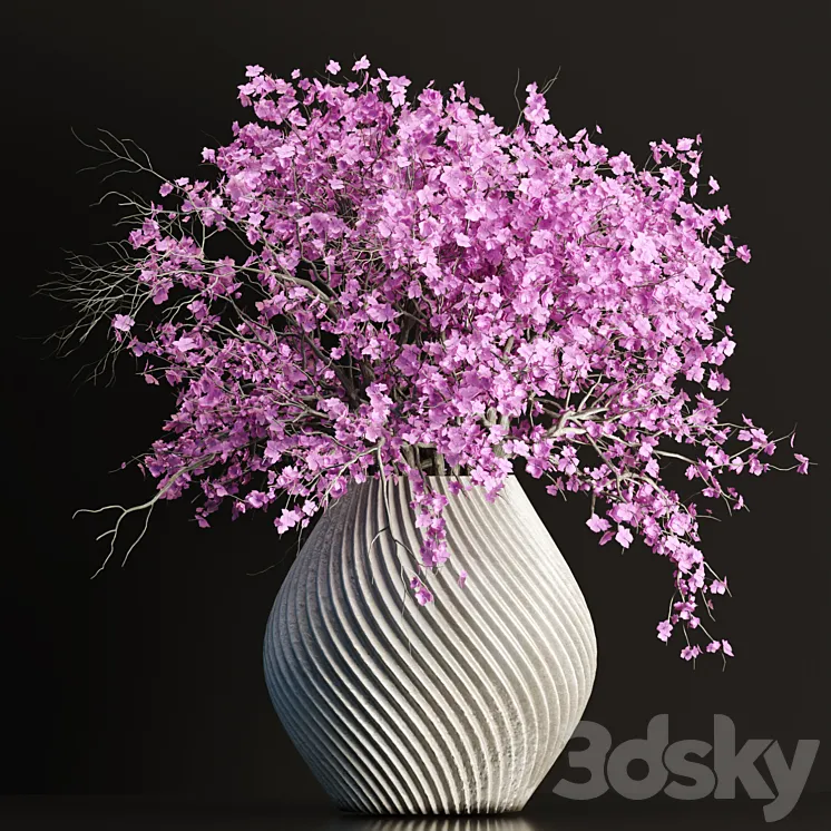 Bouquet in vase vol 149 3DS Max Model