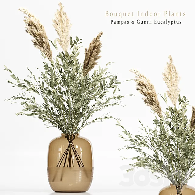 Bouquet Indoor Plants.017 3DSMax File