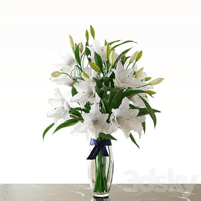 Bouquet \ Lily 3DS Max Model