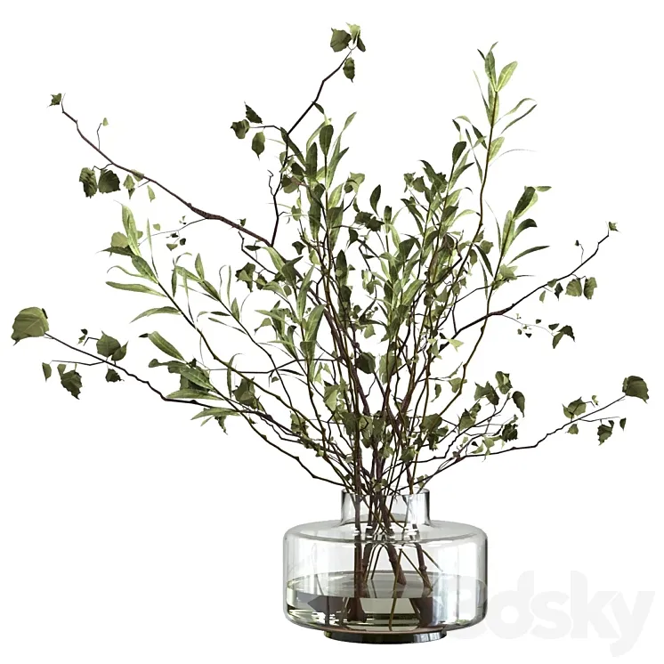 Bouquet of branches 3DS Max