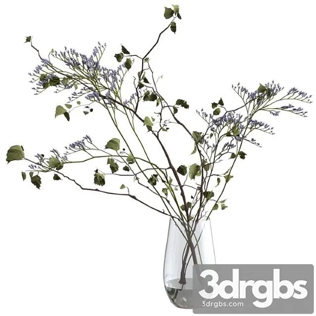 Bouquet of Branches and Flowers 3dsmax Download