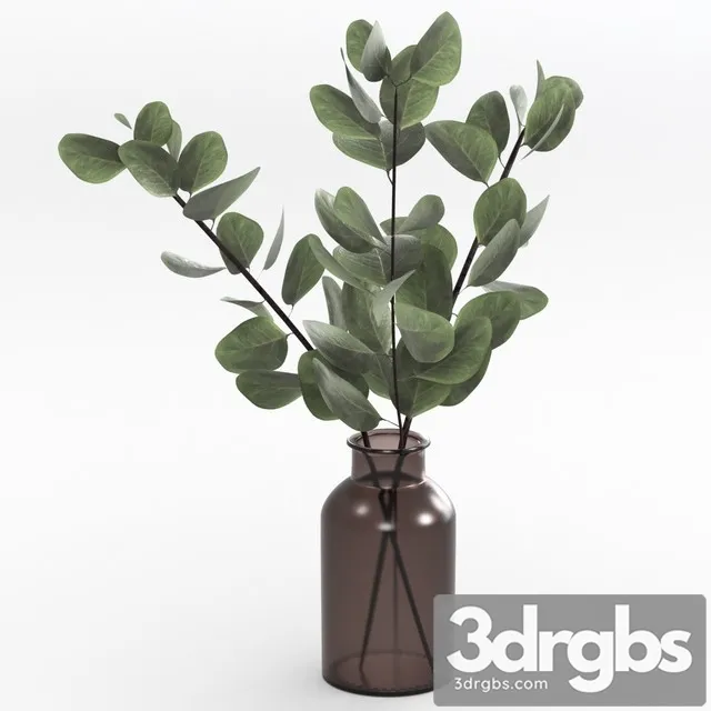 Bouquet Of Eucalyptus Twigs 3dsmax Download - 3ds Max Files