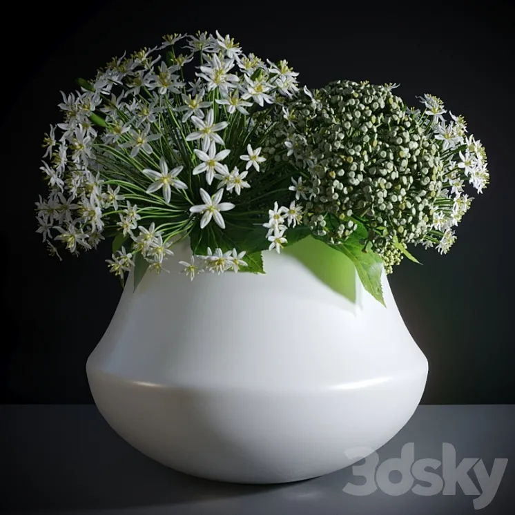 Bouquet of flowers 3DS Max