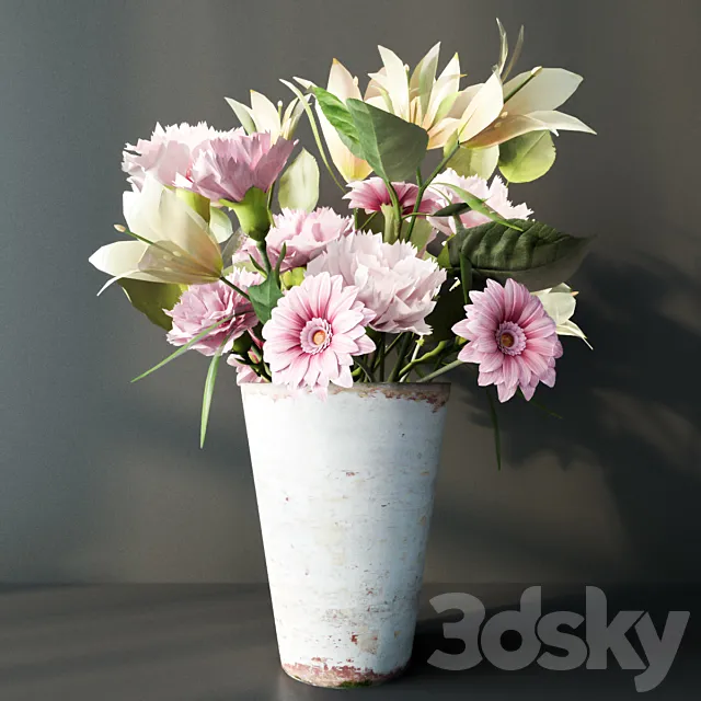 Bouquet of flowers 3DSMax File