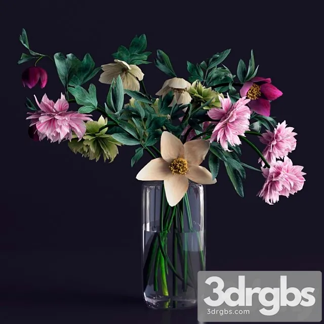 Bouquet of flowers in a vase 2