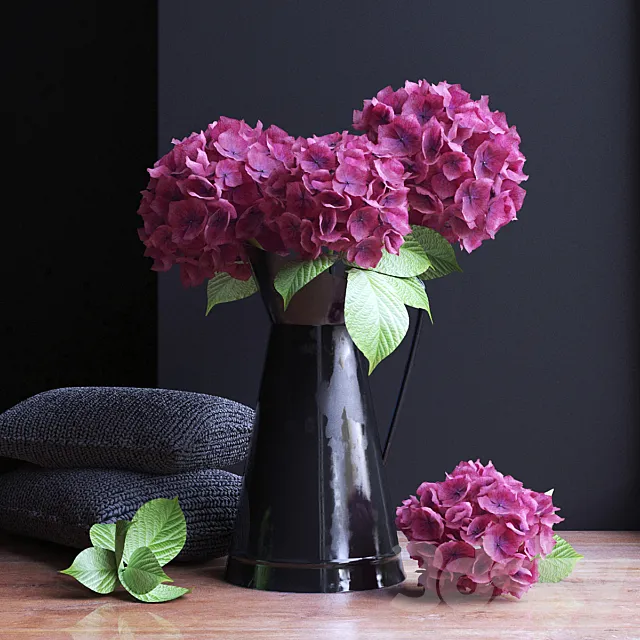 Bouquet of flowers in a vase 22 3ds Max