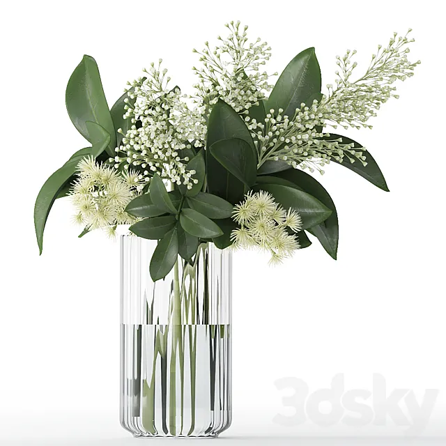 Bouquet of flowers in a vase 59 3ds Max