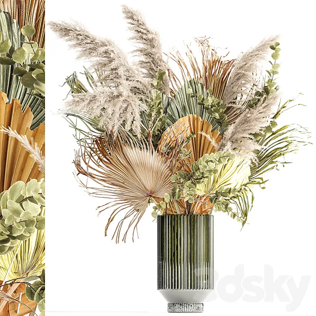 Bouquet of flowers. Set 302. 3ds Max