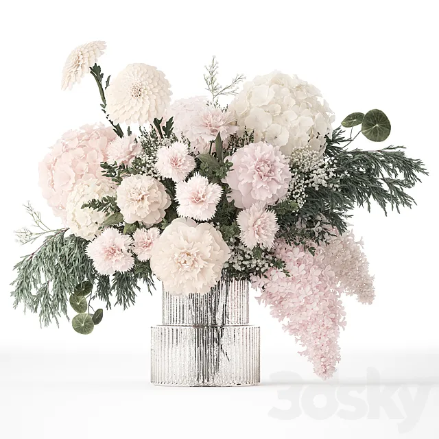 Bouquet of flowers. Set 391. 3ds Max