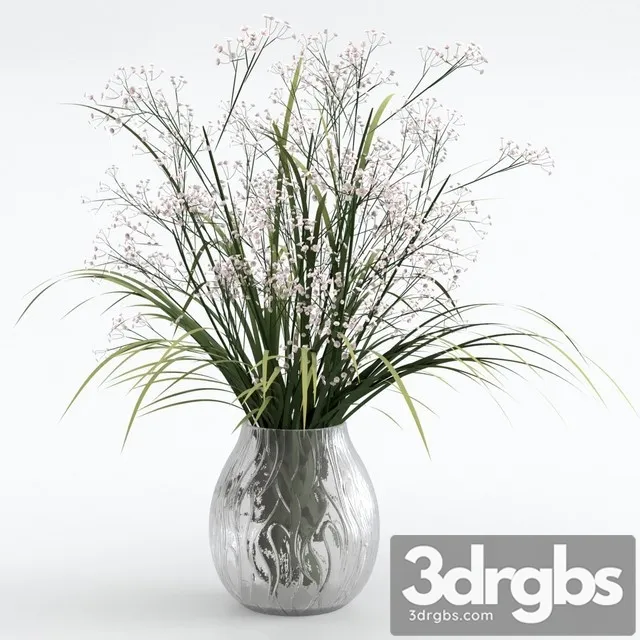 Bouquet of Grass with Flowers 3dsmax Download