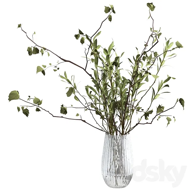 Bouquet of twigs 3ds Max