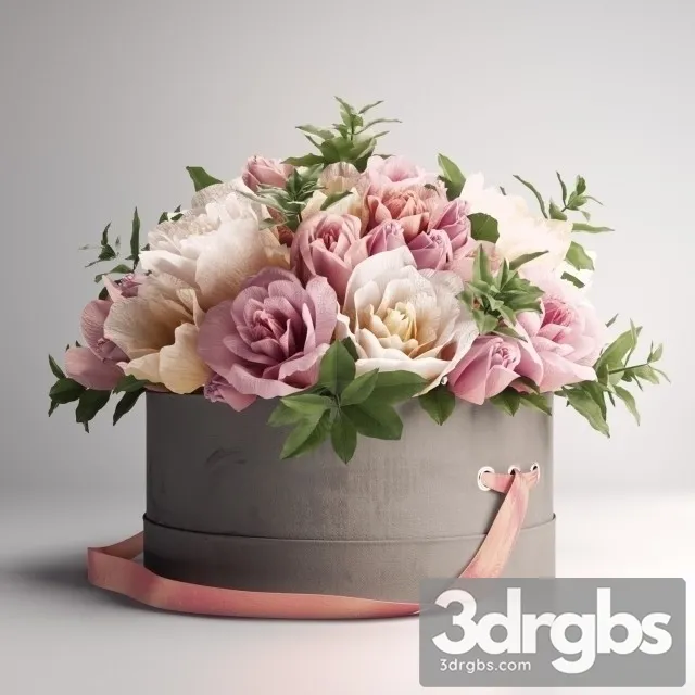 Bouquet Rose Box 3dsmax Download