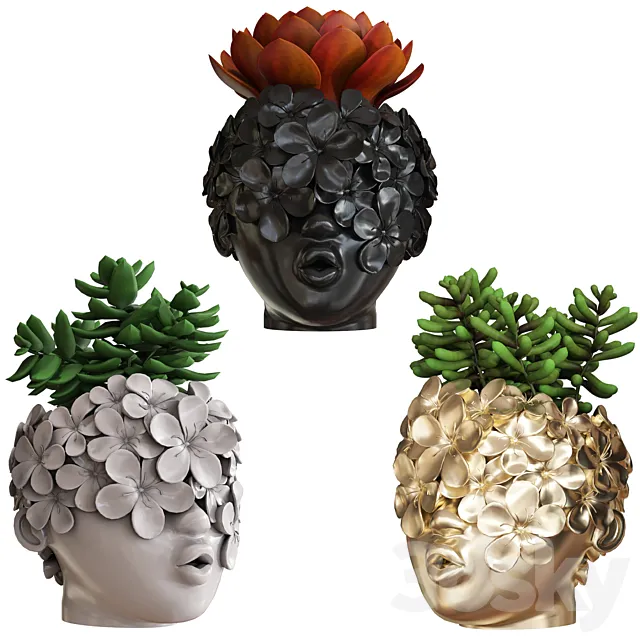 bouquet set 104 3ds Max