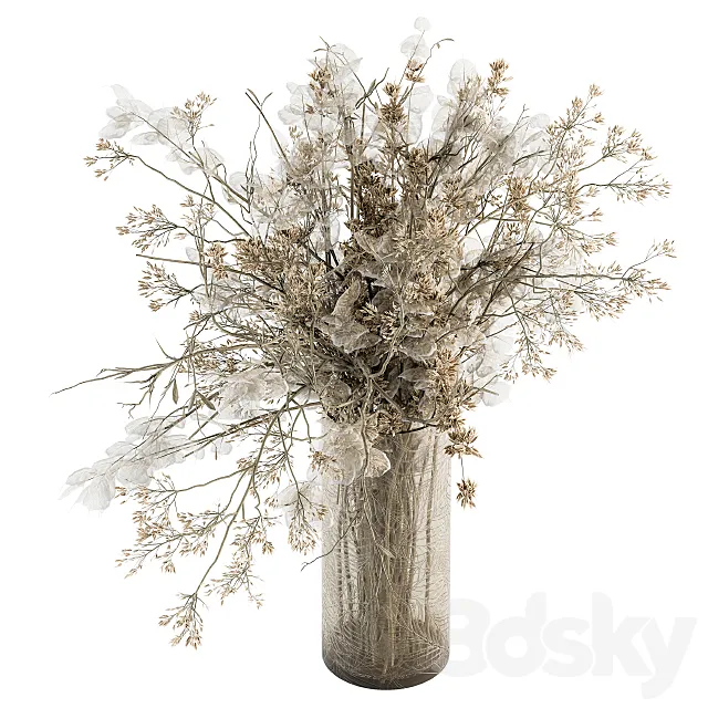 Bouquet Set 31 – Dried Plant Decoration 3ds Max