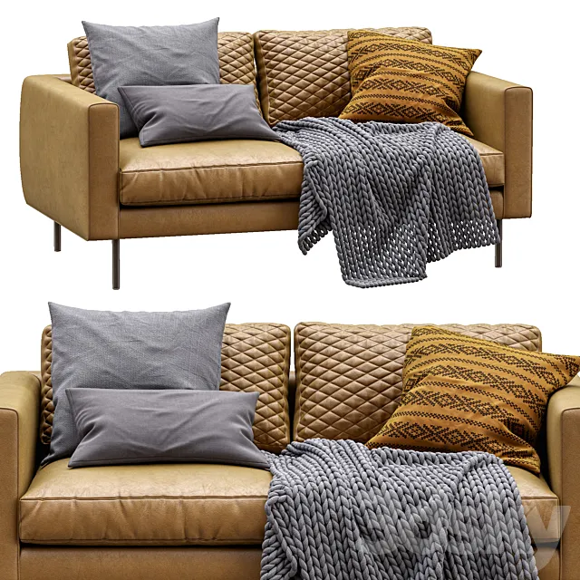 Boutique Leather Sofa By Moooi 3DS Max Model