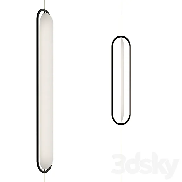 BOW Dimmable pendant lamp By Nexia 3ds Max