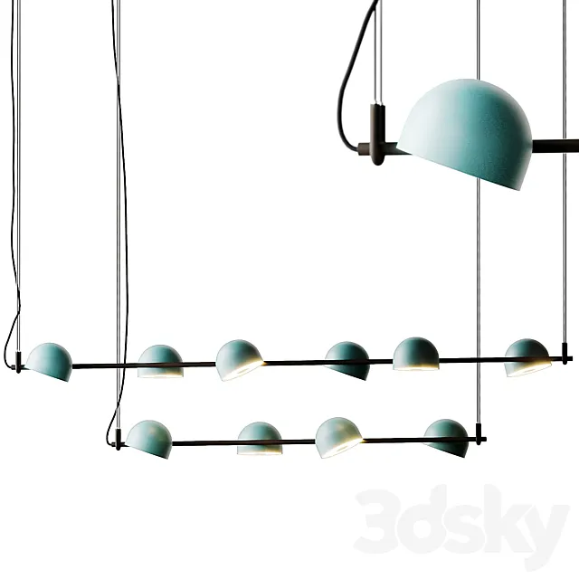 BOWEE LINEAR PENDANT from Werner Aisslinger 3ds Max