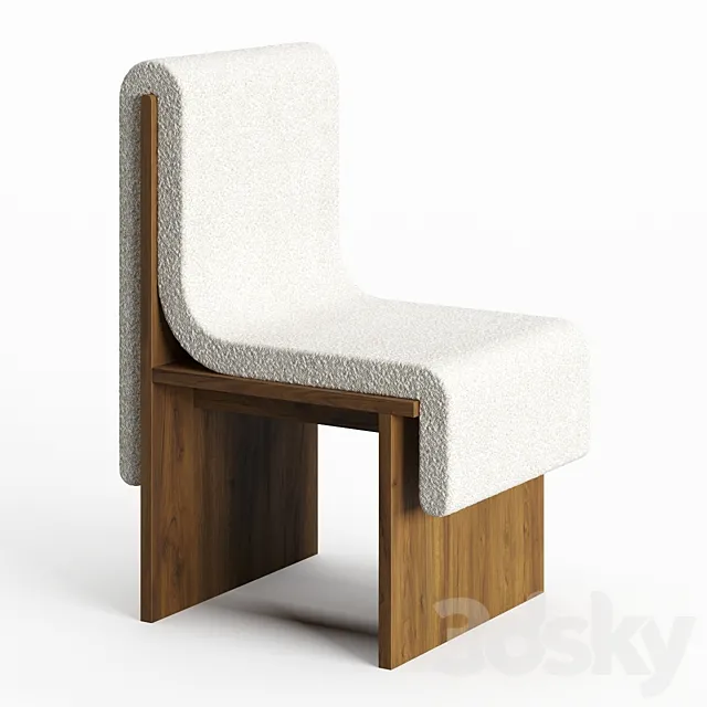 Bower Melt Dining Chair 3DS Max Model