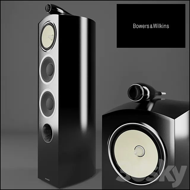 Bowers-wilkins Speakers Series Diamond 803 3DS Max Model