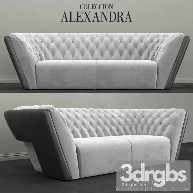 Bowie Alexandra Sofa 3dsmax Download