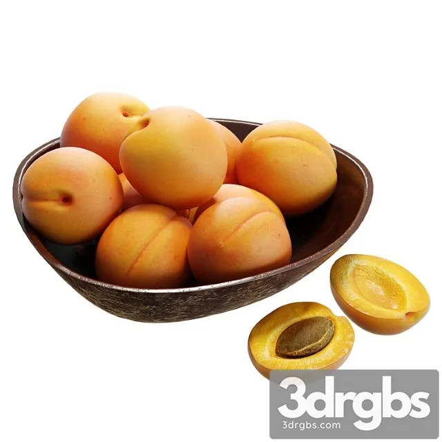 bowl with apricots