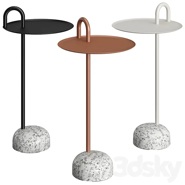 Bowler Side Table by Hay 3DS Max Model