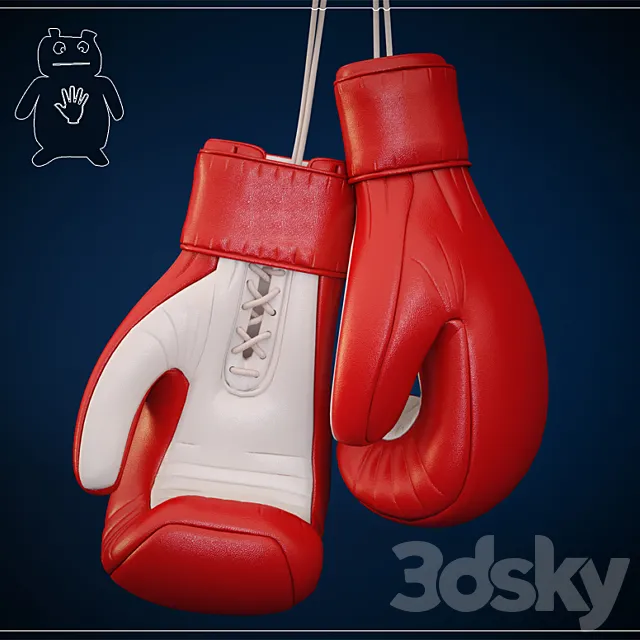 boxing gloves 3DSMax File