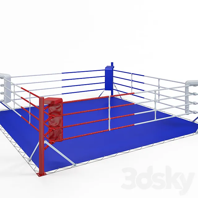 Boxing ring 3DS Max Model