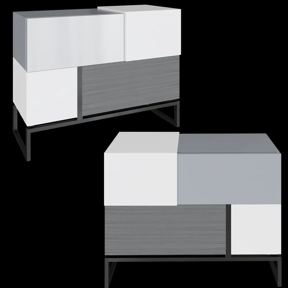 Bozzetti – Sideboard Blokki 120 3ds Max