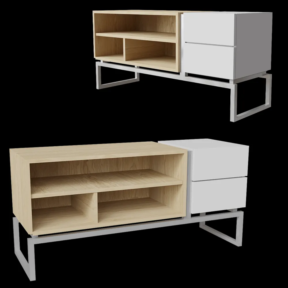 Bozzetti – Sideboard Blokki a/v 120 3ds Max