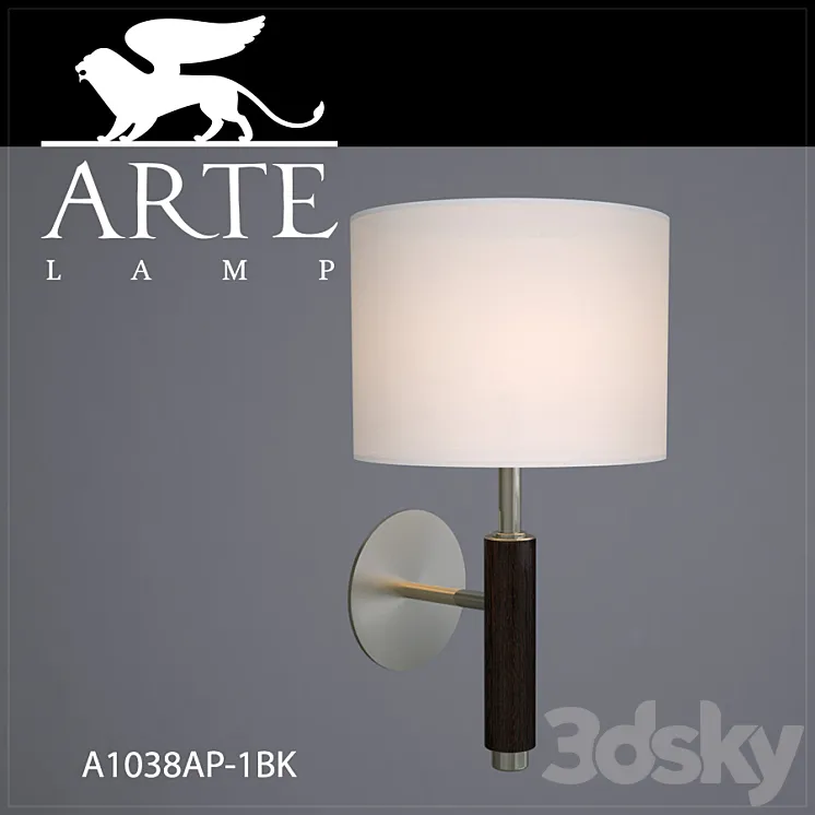 Bra ARTE LAMP A1038AP-1BK 3DS Max