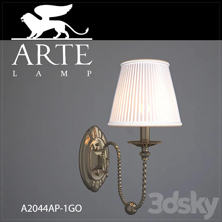 Bra ArteLamp A2044AP-1GO 3DS Max