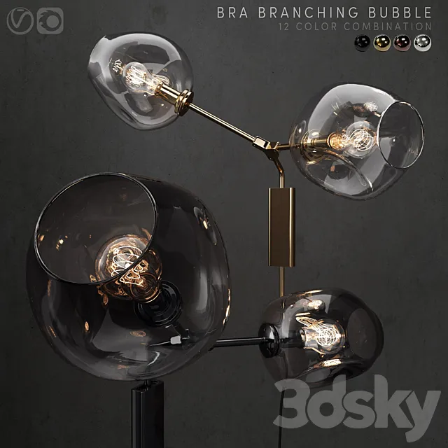 Bra branching bubble 3ds Max