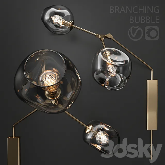 Bra Branching bubble 3ds Max