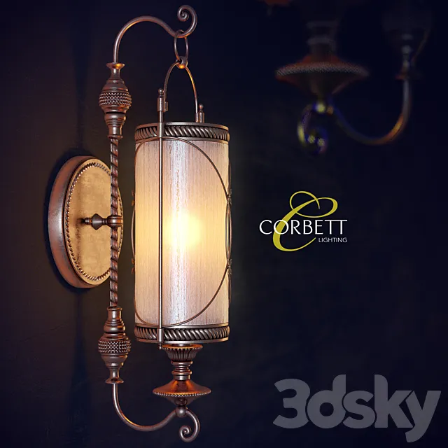 Bra Corbett Lighting 67-11 St. Moritz Bronze 3ds Max