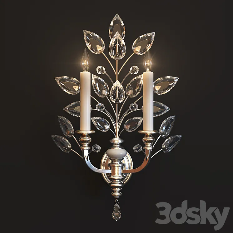 Bra Fine Art Lamps Crystal Laurel 759750ST 3DS Max