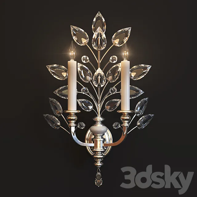 Bra Fine Art Lamps Crystal Laurel 759750ST 3DSMax File