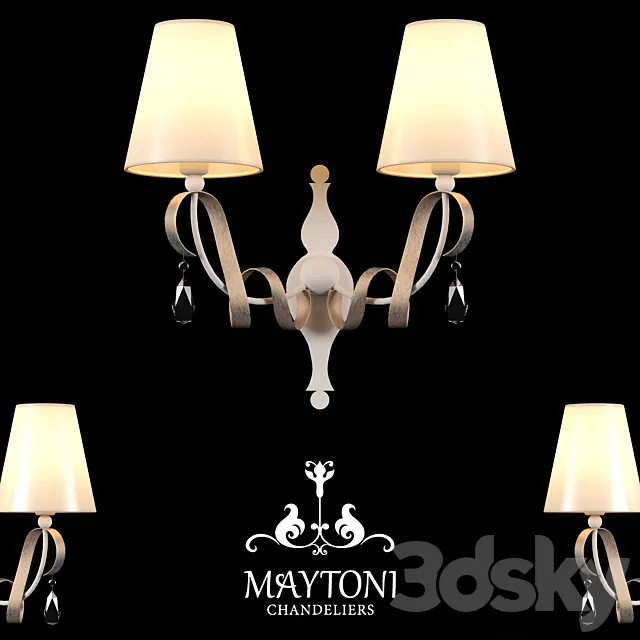 Bra Maytoni ARM010-02-W 3DS Max Model