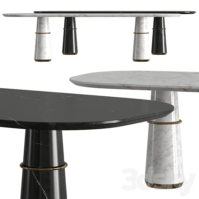 Brabbu Agra II Dining Tables 3DSMax File