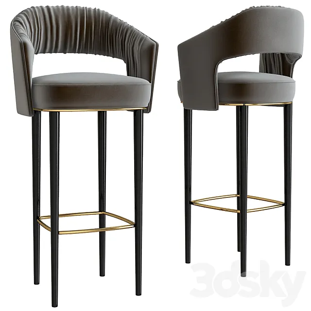 BRABBU Bar chair 3DSMax File