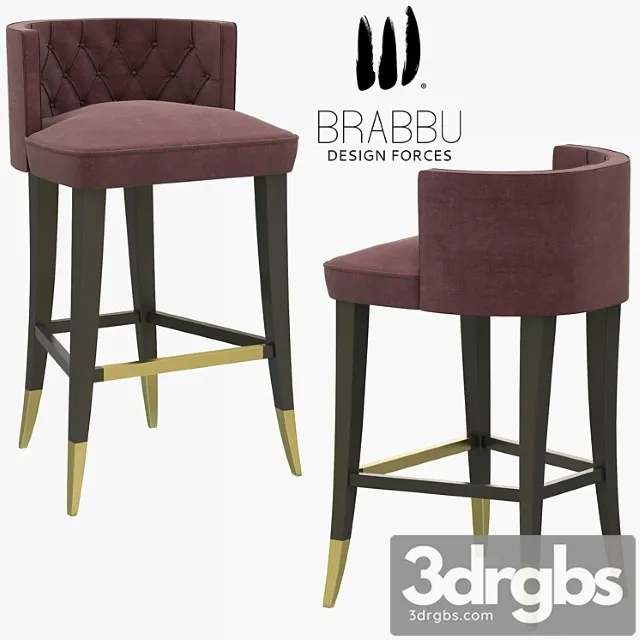 Brabbu bourbon counter stool 2 3dsmax Download