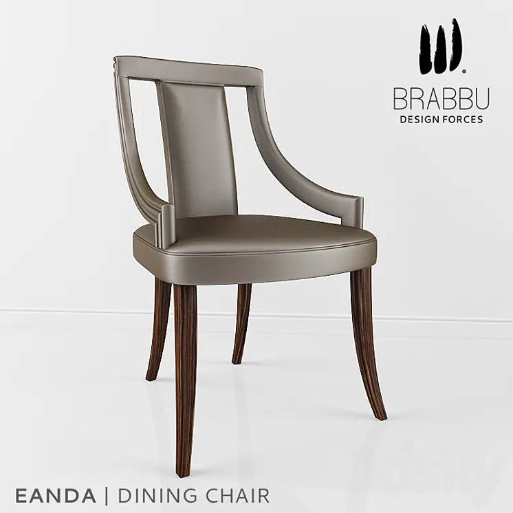 Brabbu – Eanda Dining Chair 3DS Max