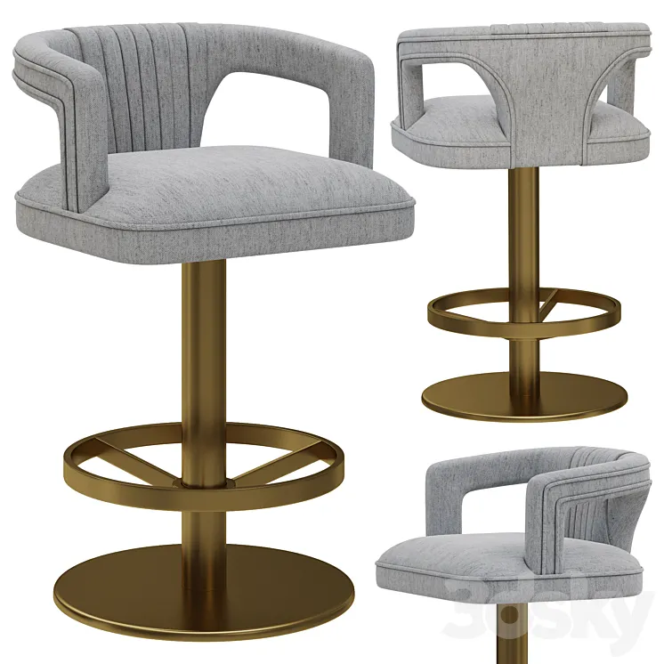 Brabbu KAROO II COUNTER STOOL 3DS Max