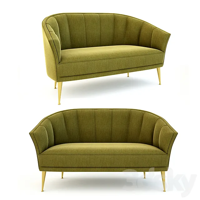 Brabbu – Maya Sofa 2 Seat 3ds Max