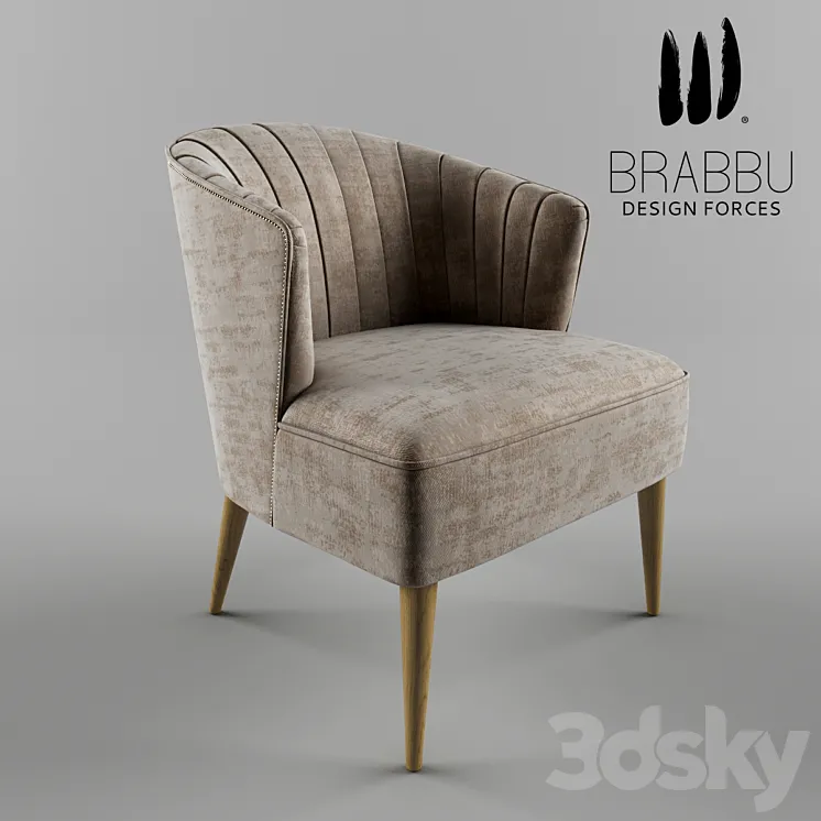 Brabbu Nuka Armchair 3DS Max