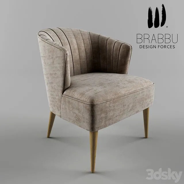 Brabbu Nuka Armchair 3dsMax Model